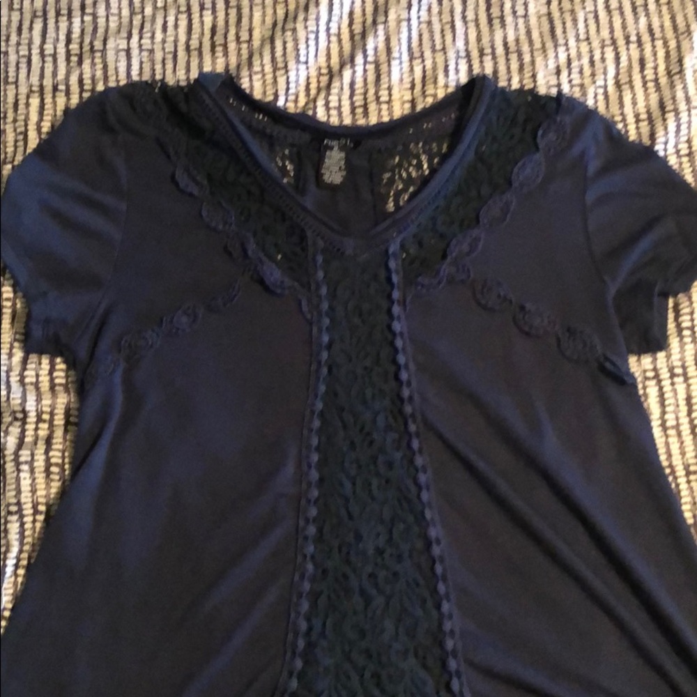 Rue 21 navy shirt